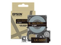 Epson Schriftband – 18 mm × 9 m, Schwarz, Gold – LK-5BKP