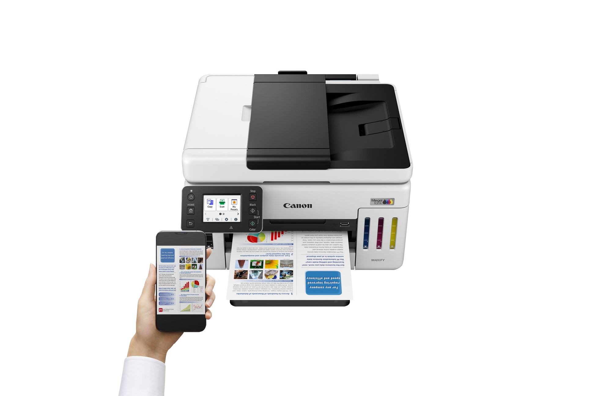 Canon MAXIFY GX6150 3-in-1 – LAN & WLAN, Duplexdruck, ADF 50 Blatt