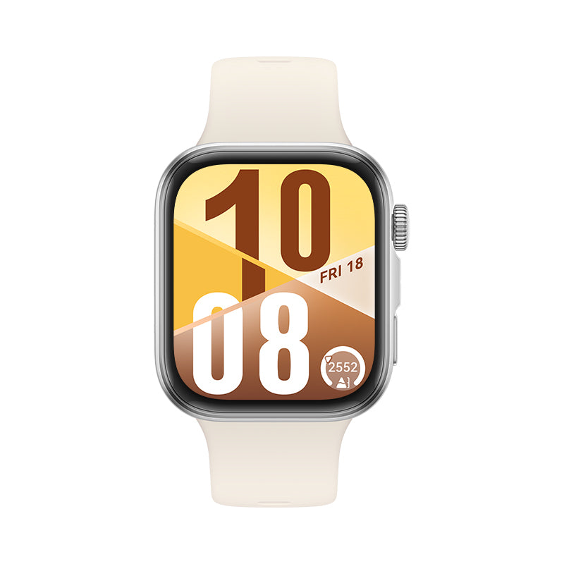 Huawei Watch Fit 4 – 38 mm, Aluminium, Silber, Weiss, 5 ATM