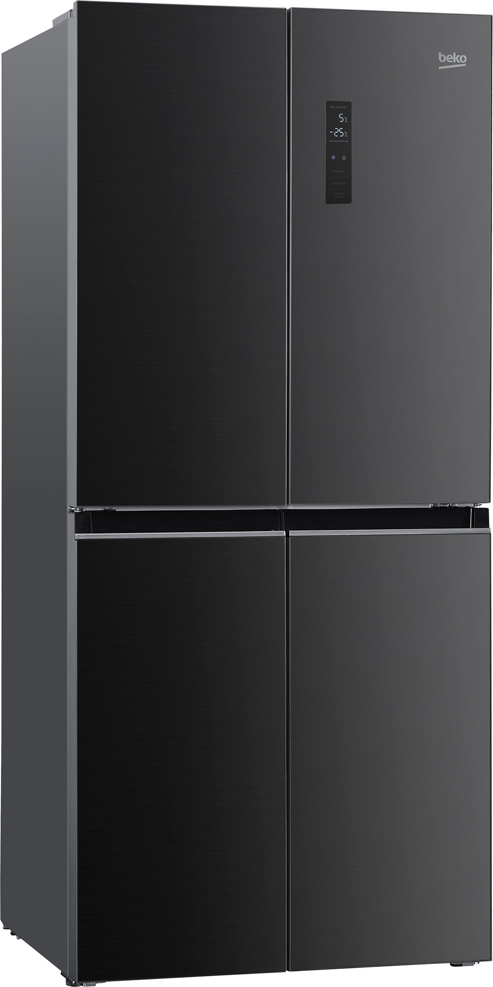 Beko Side-by-Side FDR5100 – 421 l, Energieeffizienzklasse E, 39 dB, Grau, 79×70×180 cm