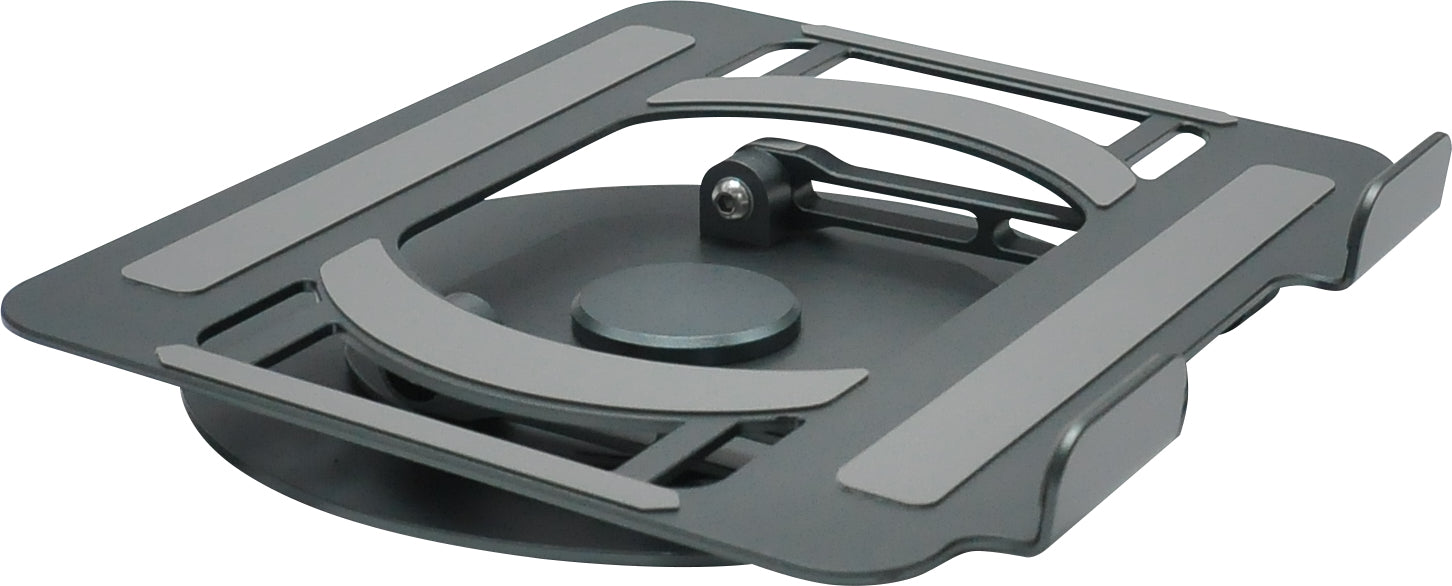 Vision Laptop-Ständer – bis 13,5", höhenverstellbar, 360° drehbar – Grau
