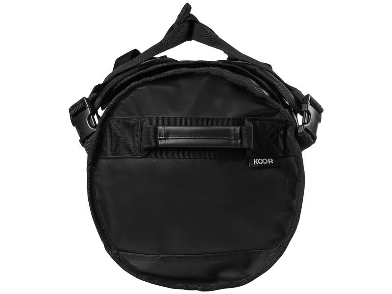 KOOR Sporttasche – 30 l, aus rPET, schwarz, 30,5 × 40 × 50 cm