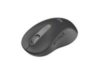 Logitech Signature M650 L – Maus, rechts, Optisch, 4000 DPI, Leises Klicken, Graphit, Grösse L