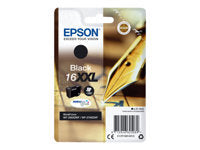 Epson 16XXL Schwarz Tintenpatrone (Original) – 1'000 Seiten – für WorkForce WF-2760DWF/2660DWF – C13T16814012