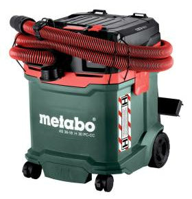 Metabo Absauganlage AS 36-18 H 30 PC-CC – 2-in-1, 2000 mAh, 30 l, Akkubetrieb