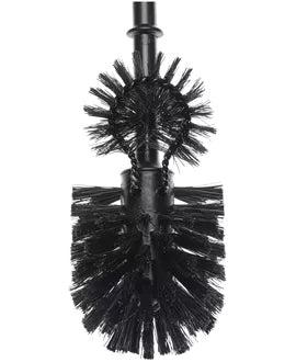 Diaqua WC-Bürstenset – Kunststoff, schwarz, mit Randreiniger, H 41 cm
