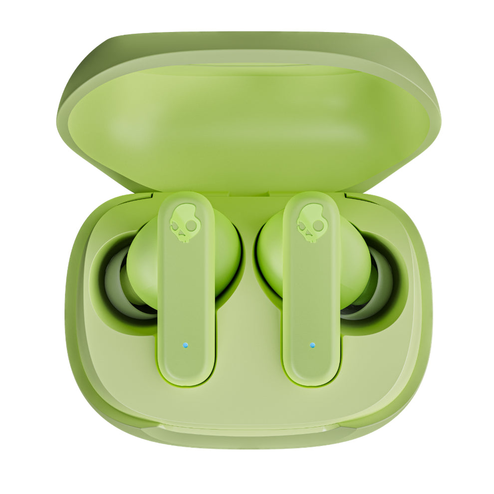 Skullcandy Smokin Buds TWS In-Ear – Stereo, mit Ladecase, Grün, BT 5.2