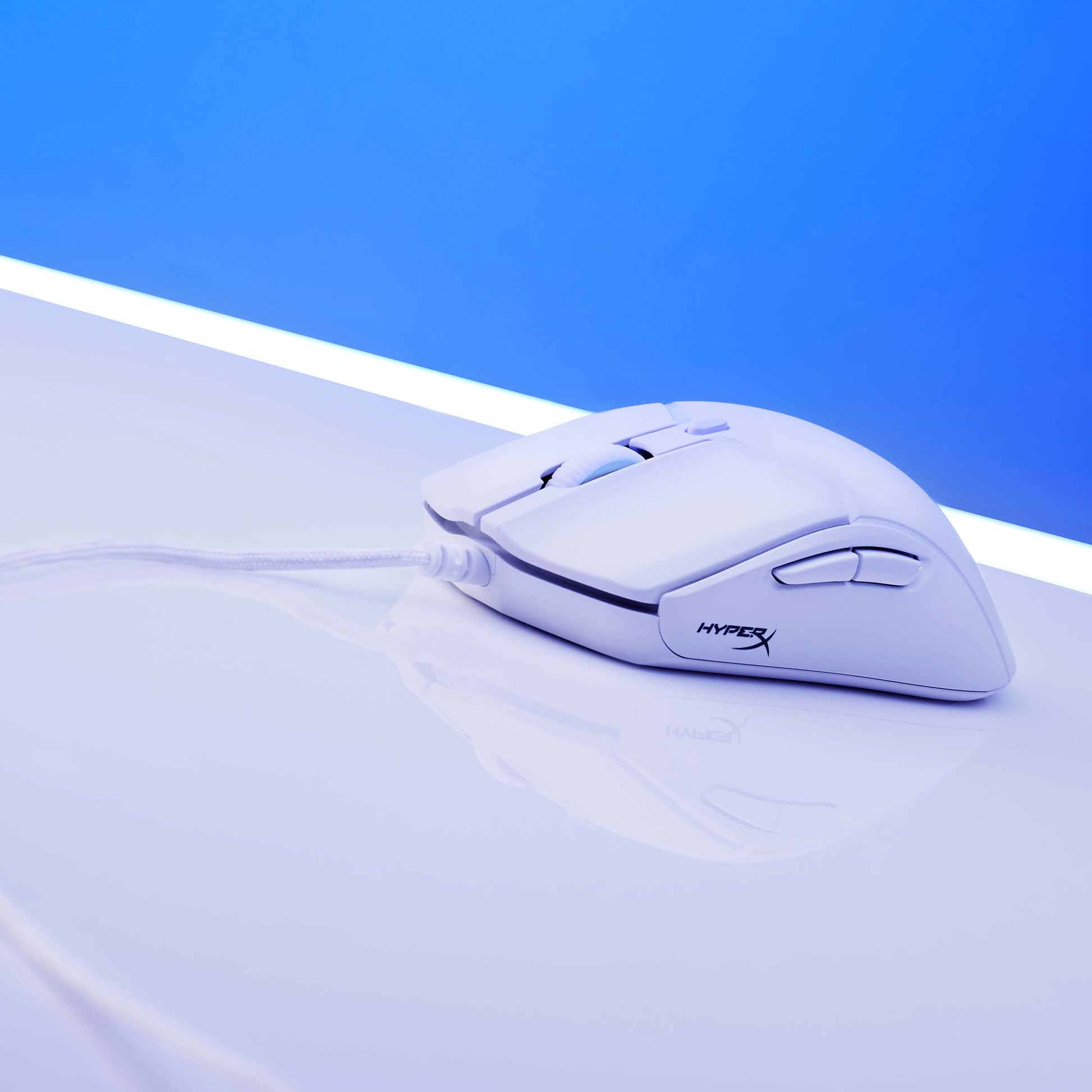HyperX Pulsefire Haste 2 Gaming-Maus – Verkabelt, 6 Tasten, Rechtshänder, Beleuchtung, Schwarz