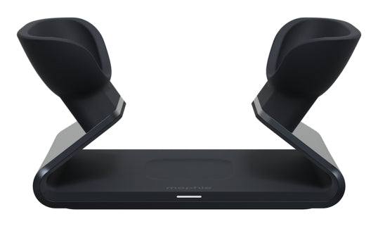 mophie 401316655 – Ladestation für AirPods Max, AirPods, AirPods Pro, Schwarz