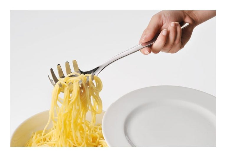 WMF NUOVA – Spaghettilöffel 30 cm, Edelstahl, spülmaschinenfest, Silber