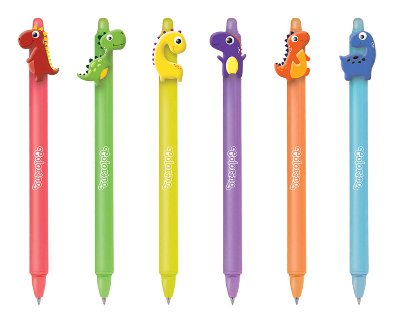 Dreams and Fantasy Gelschreiber – 5 Farben, Spitze 0,5 mm, radierbar, nachfüllbar