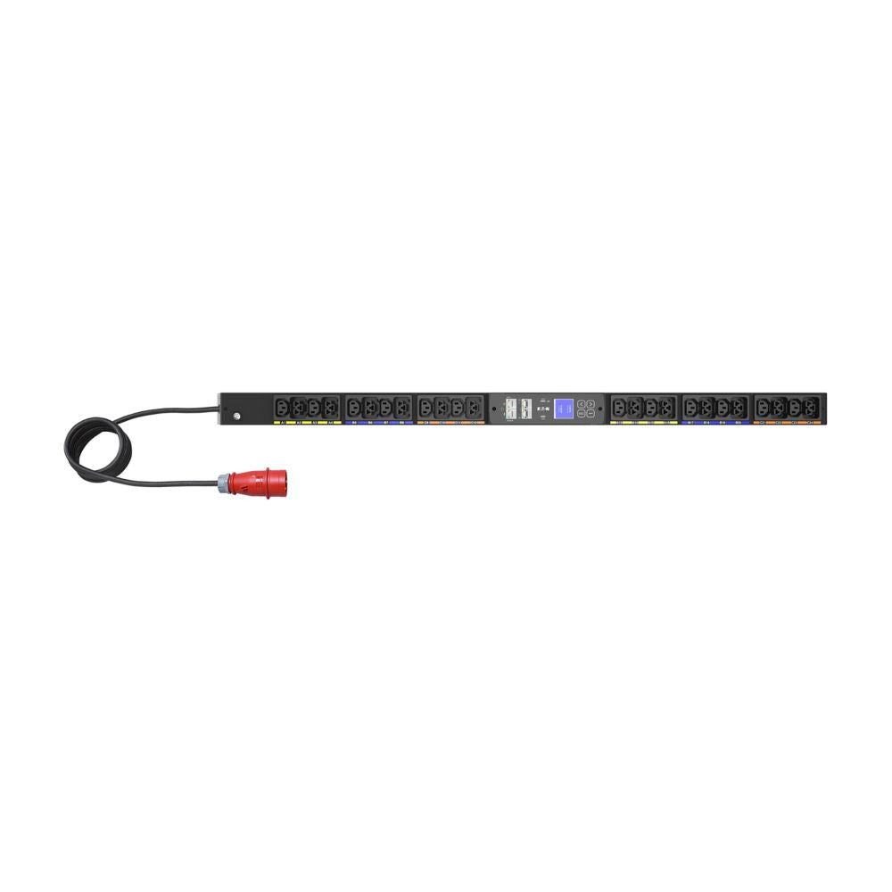 Eaton Rack-PDU Metered 0U, 3-phasig 11 kW, (12×C13 + 12×C39), Eingang CEE 16A 3Ph, 3 m – schwarz