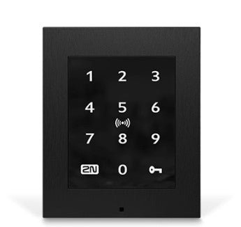 2N Zutrittsleser Access Unit 2.0 Touch – 108×45×131 mm, schwarz