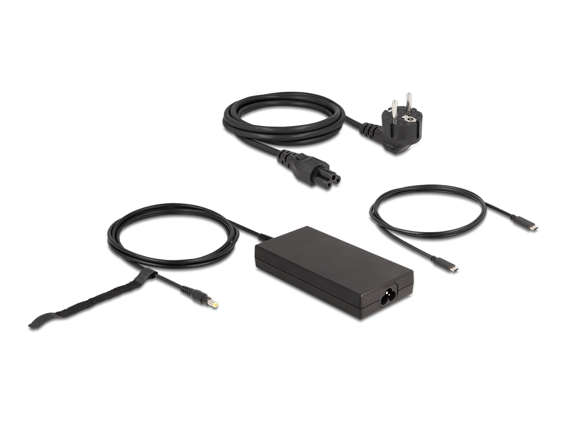 DeLOCK Dockingstation – USB-C, 3× DP, 3× HDMI, 4× USB-A, 96 W PD, GbE, SD, 3,5 mm Audio, für Windows/Mac