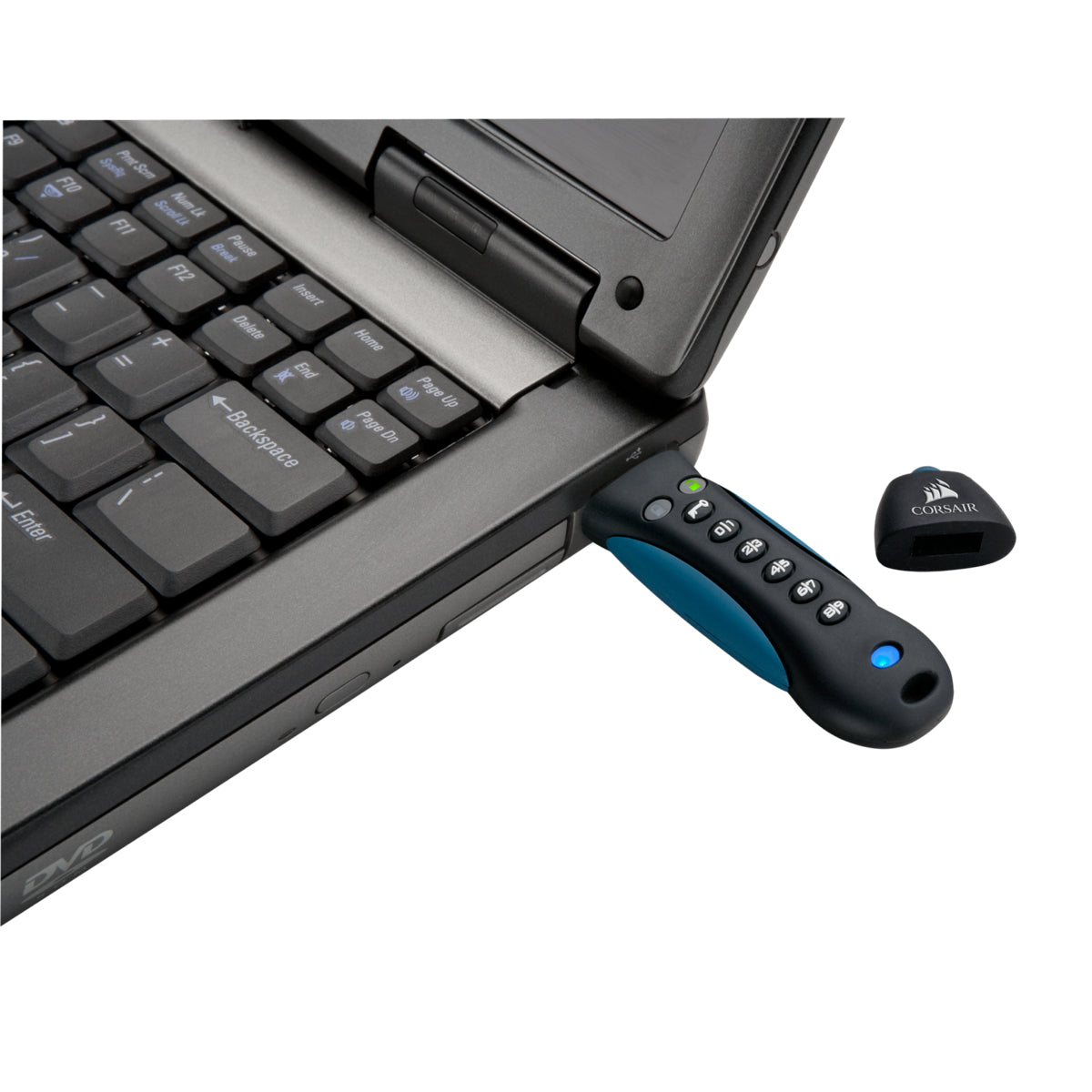 Corsair Padlock 3 256 GB (256-Bit-AES, PIN-Tastatur) – USB-Stick, USB 3.2 Gen 1 Typ-A