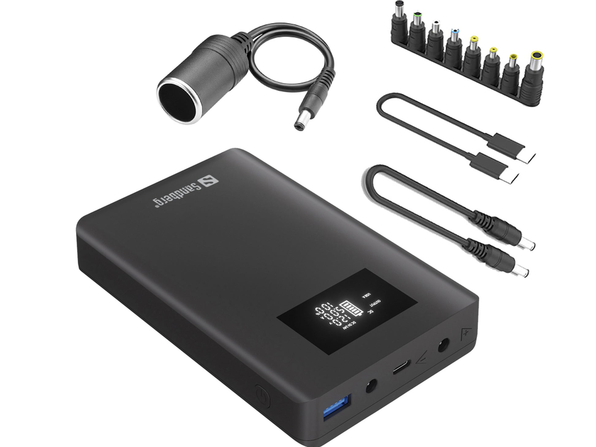 Sandberg Laptop Powerbank – 421-27, 20'000 mAh / 100 W USB-C PD, Schwarz