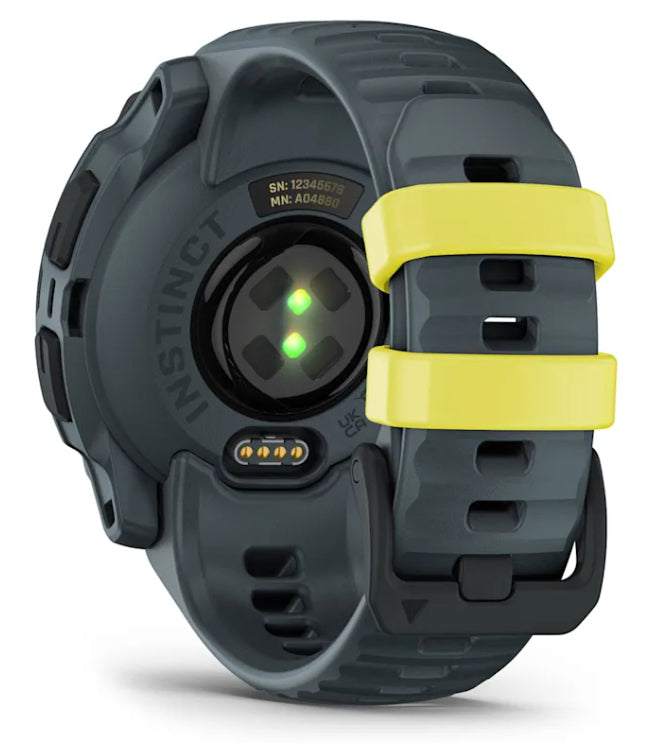 Garmin Instinct E – Smartwatch – 40 mm, 0,86", GPS, Bluetooth, MIP, 10 ATM, Grau, Silikon