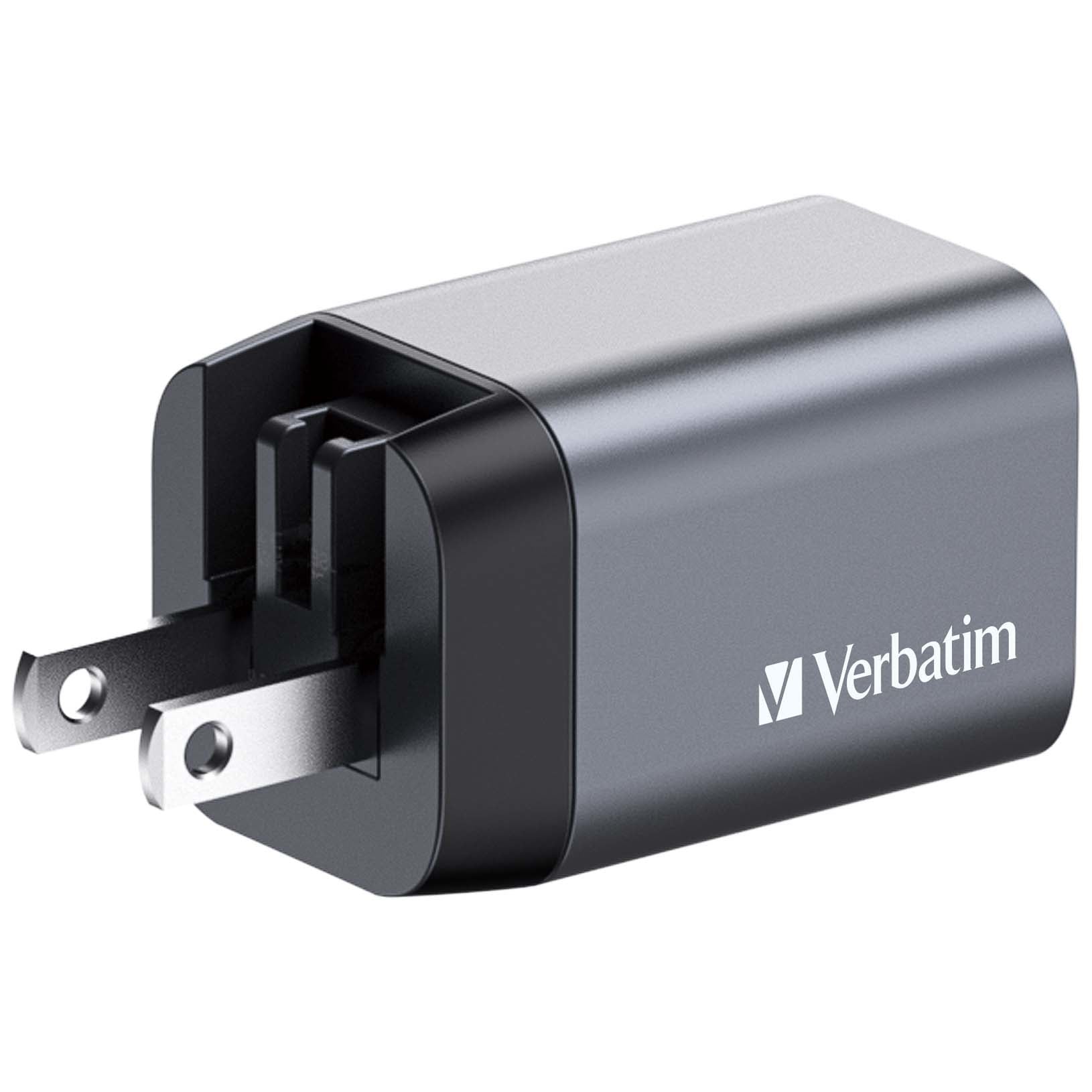 Verbatim GNC-35 USB-Ladegerät 35 W – USB-C×1, USB-A×1 – PD, PPS, QC 3.0, GaN