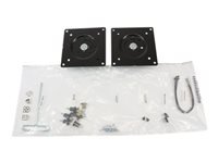 Ergotron WorkFit Convert-to-dual Kit – Sitz-Steh-Arbeitsplatz – 2 Monitore – 22" – für WorkFit-S, WorkFit-C