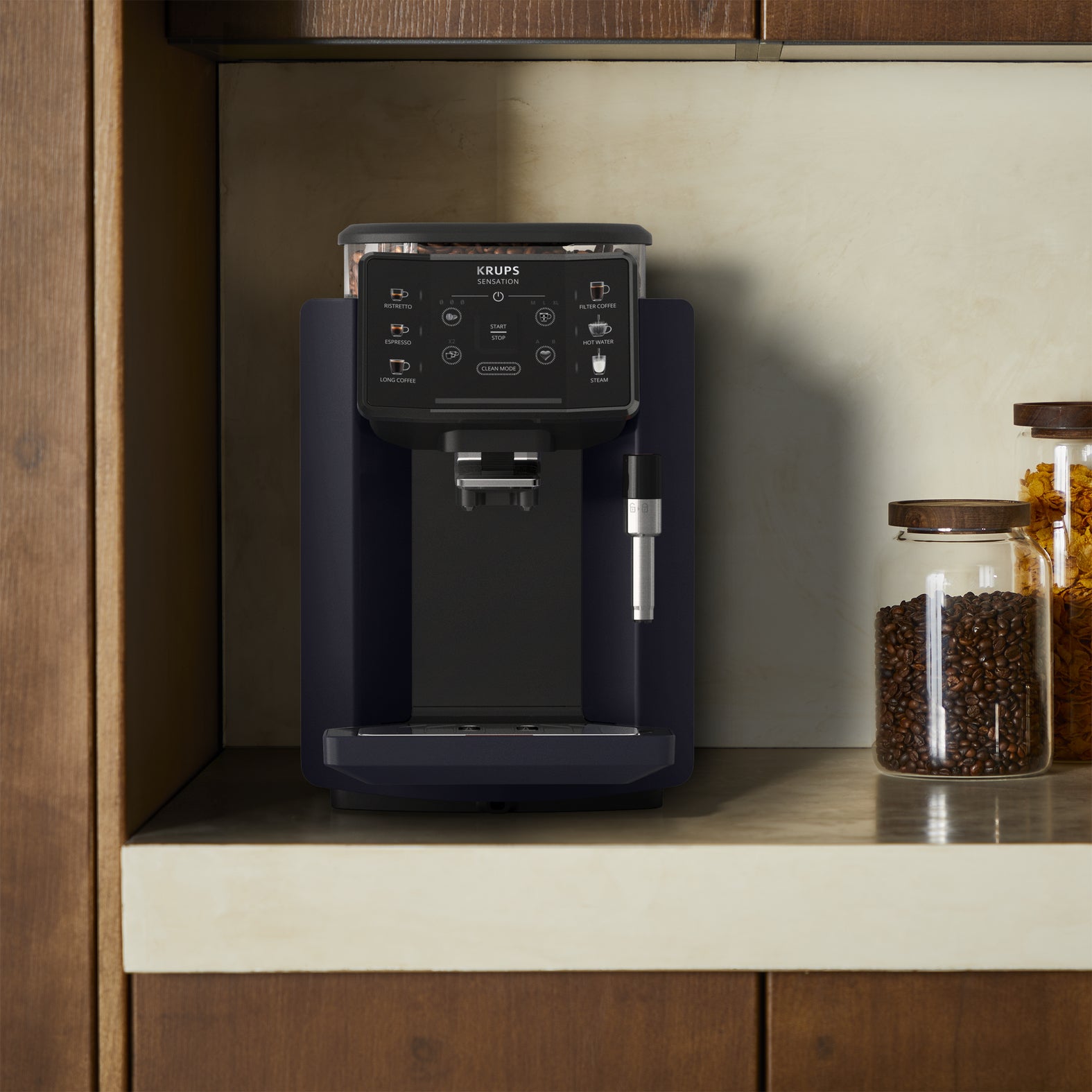 Krups EA910B Kaffeevollautomat – 1,7 l, 260 g, Schwarz