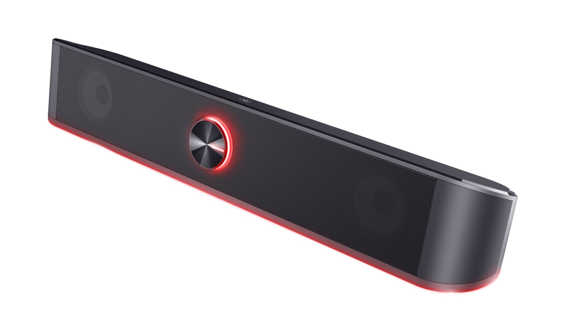 Trust GXT 619 Thorne – Soundbar, ohne Subwoofer – 2.0, 6 W, USB, 3,5 mm Klinke, LED-Beleuchtung, Schwarz
