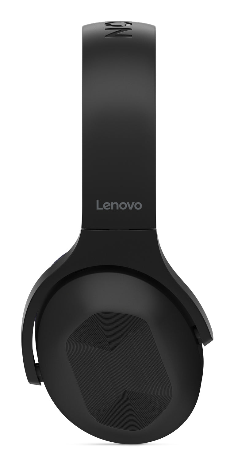 Lenovo Legion H410 Gaming-Headset – Over-Ear, Stereo, BT, mit USB-A-Dongle, Schwarz/Violett, BT 5.2