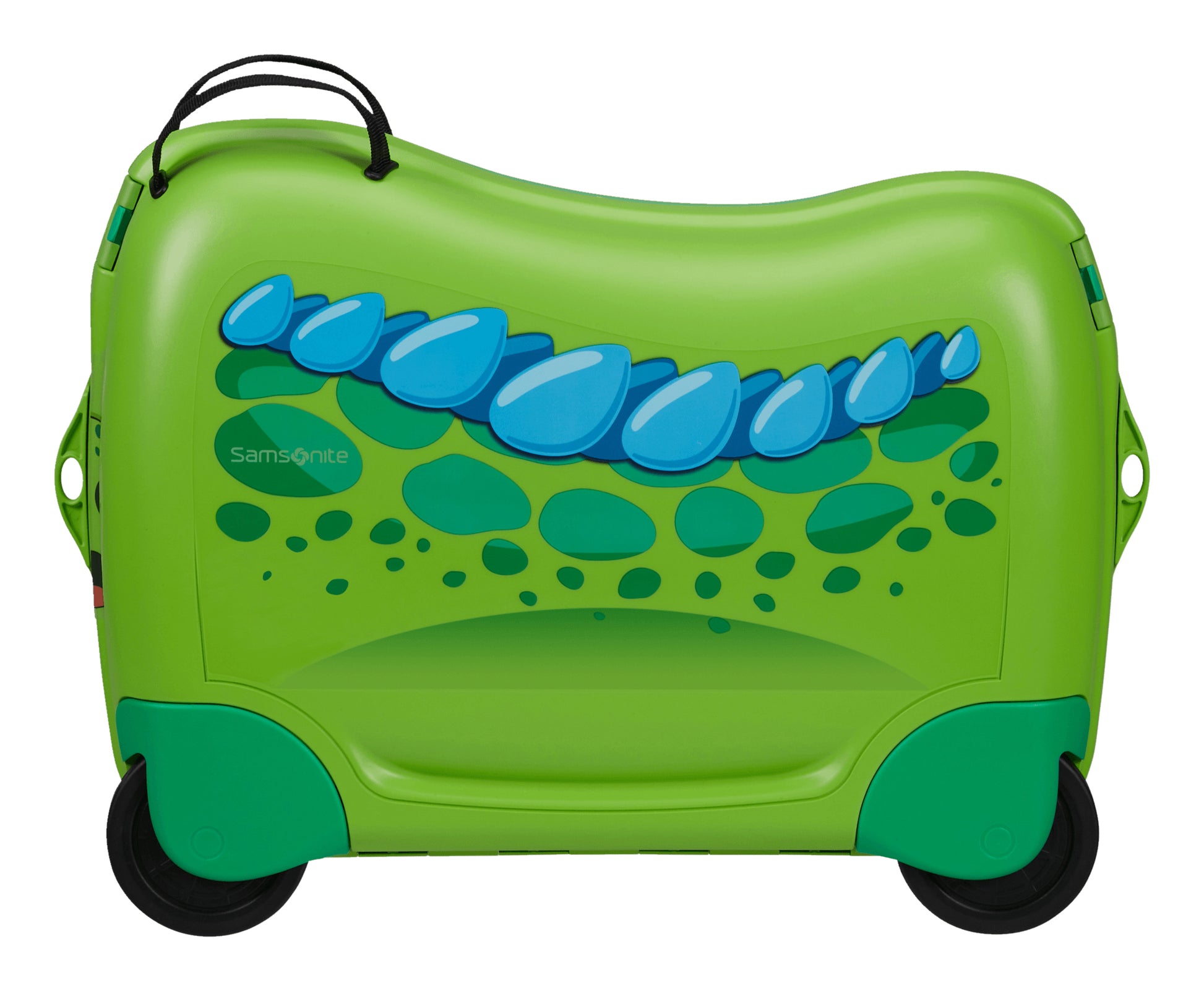 Samsonite Ride-on-Kindertrolley Dream2Go Rider Handgepäck – 30 l, Hartschale, 4 Rollen, Dinosaur D.