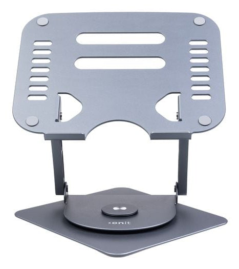 ONIT Laptop-Ständer – bis 17,3" – Höhenverstellbar, 360° drehbar – Anthrazit