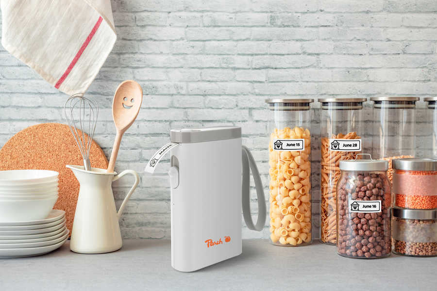 Peach PE110 – Beschriftungsgerät, Etiketten bis 14 mm, 203×203 dpi, 60 mm/s, USB/Bluetooth, Autoabschneider
