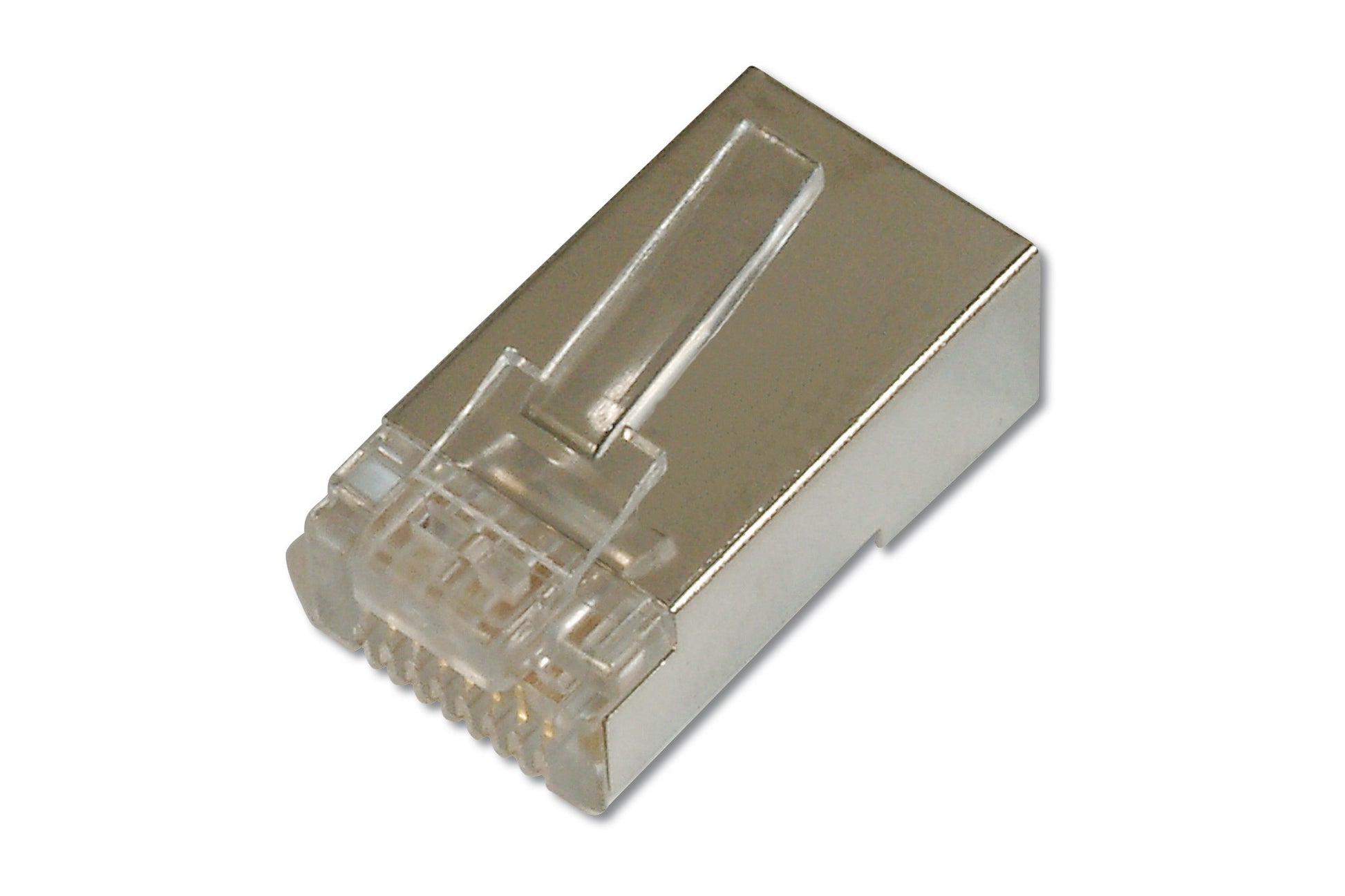 Digitus Modularstecker RJ-45 Cat6 – S/UTP (STP), 100×, Silber, Gerade, Polycarbonat