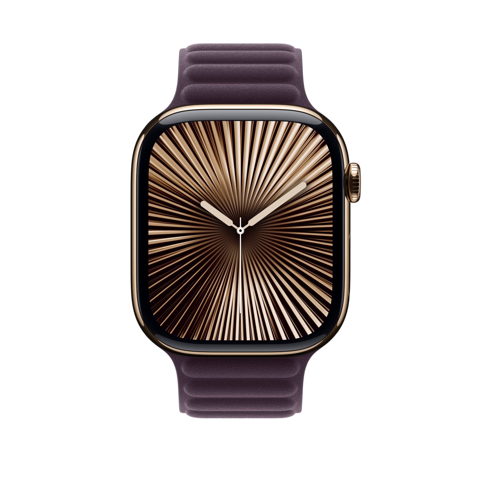 Apple Bberry Magnetic Link – Armband – für Apple Watch 46 mm, Lila, M-L, Aus recyceltem Material
