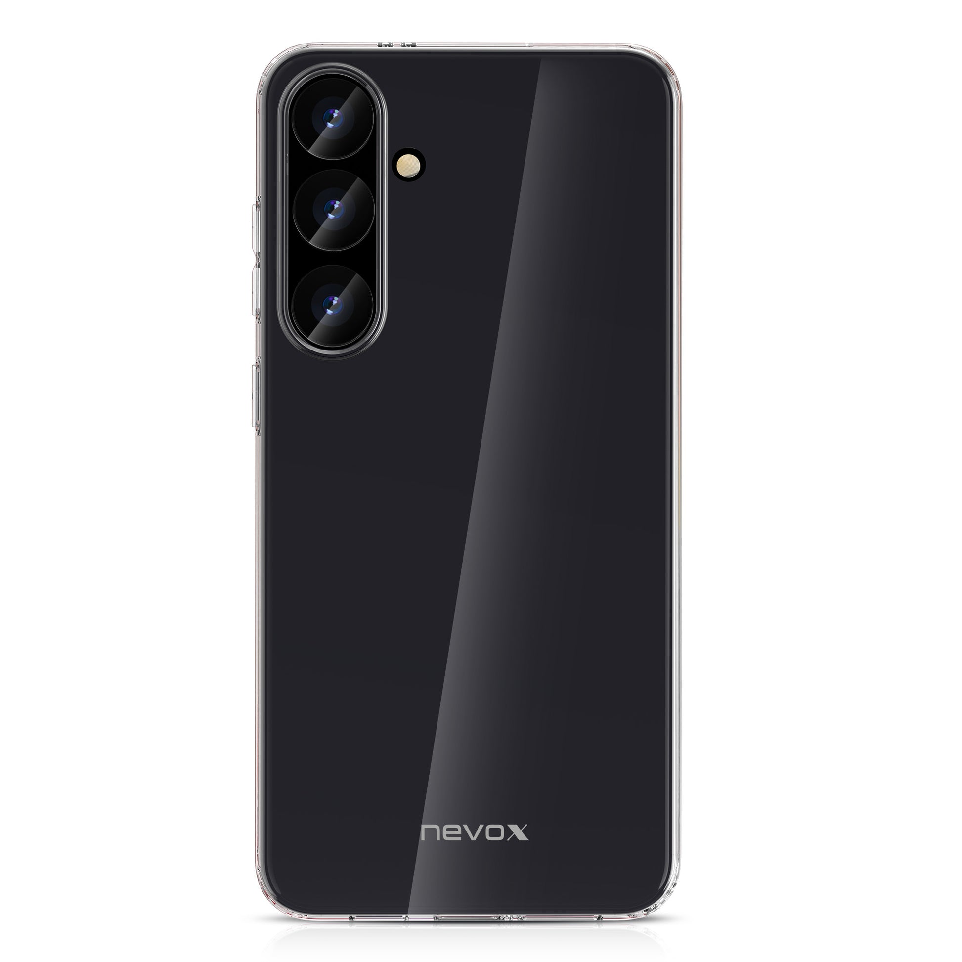 nevox StyleShell Flex Backcover – für Samsung Galaxy S25+, TPU, Transparent