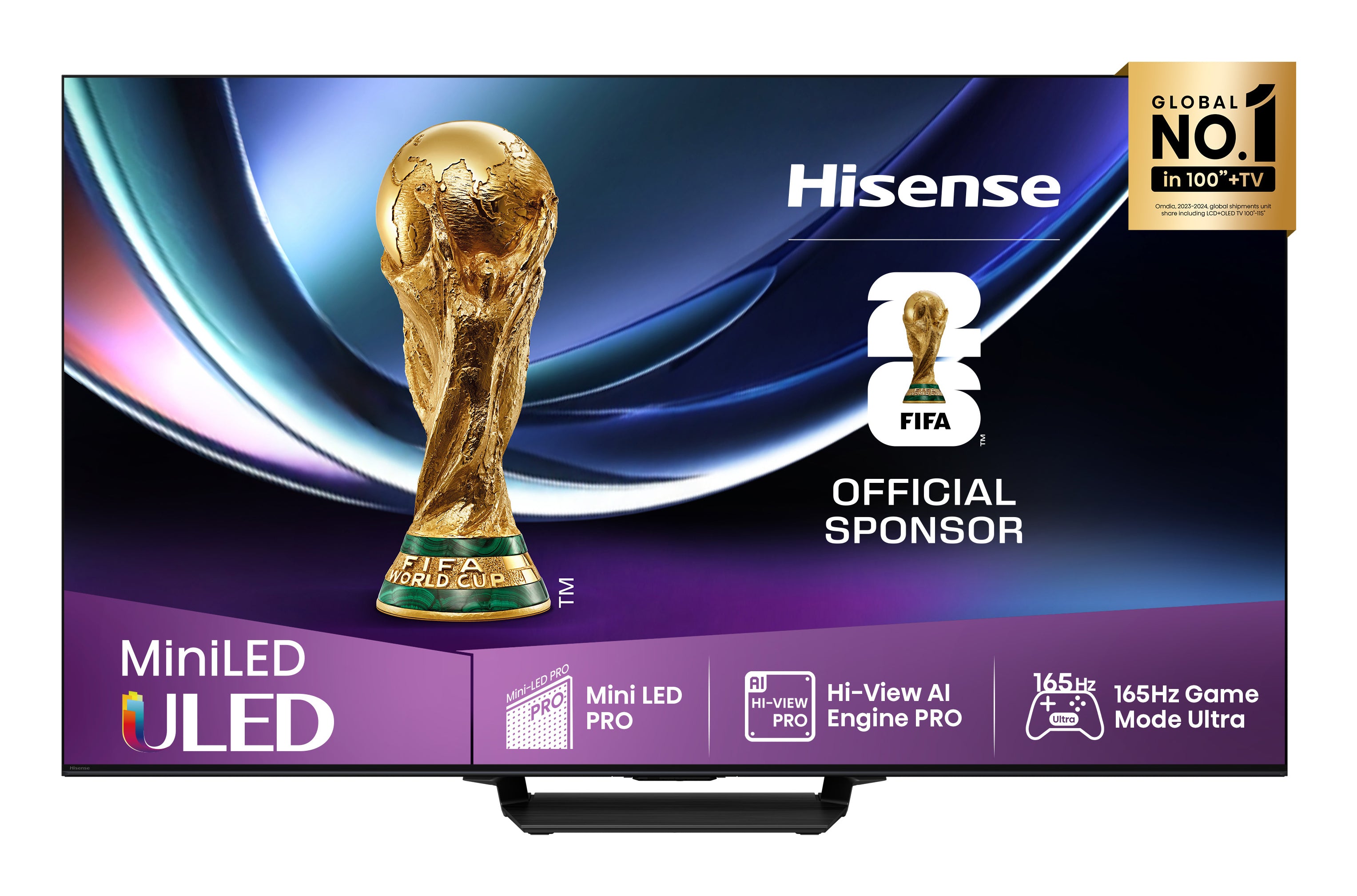 Hisense U7Q PRO 85 – 85" TV – 4K UHD – LED-LCD (Mini-LED) – VIDAA U9 – 165 Hz – 500 cd/m² – Dolby Vision