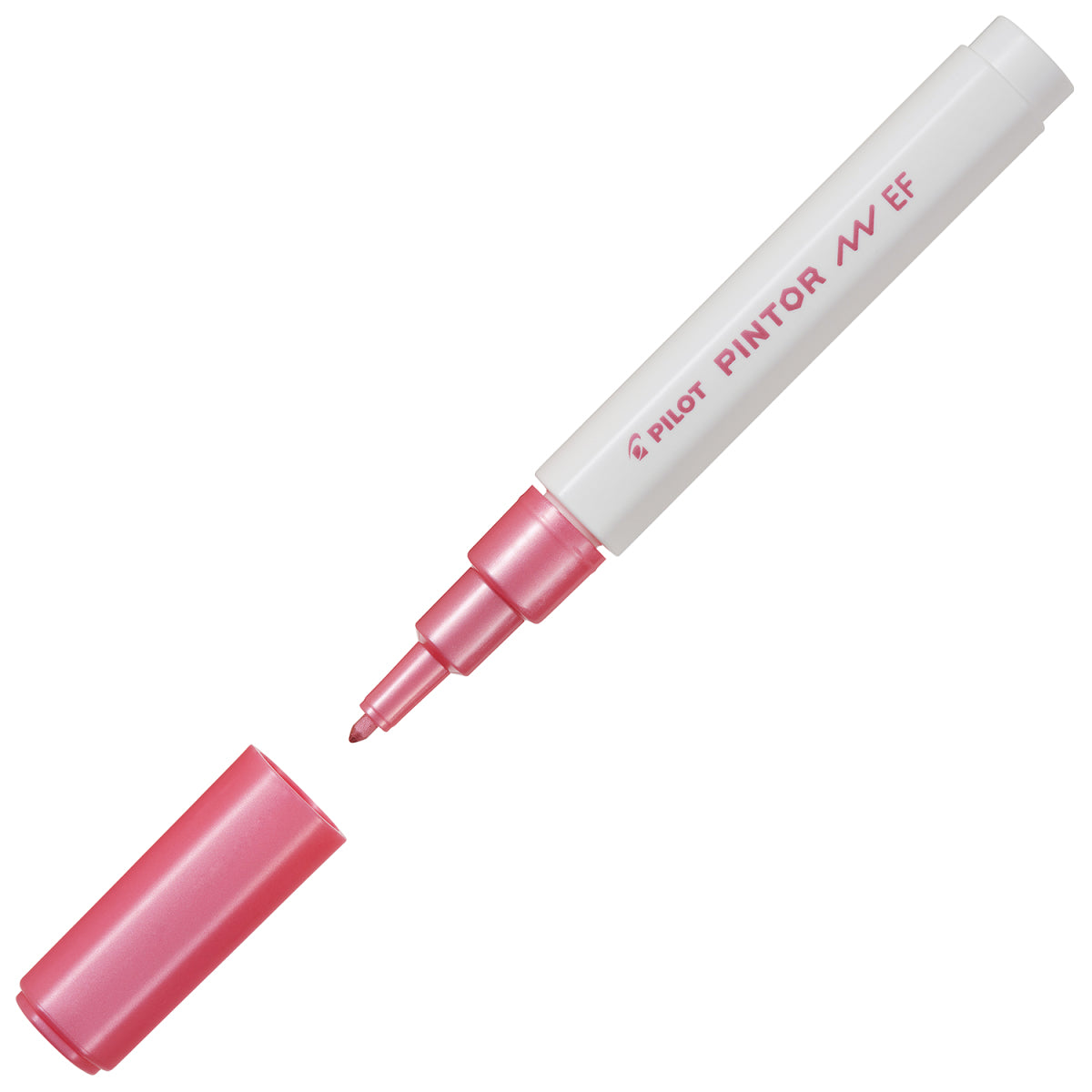 Pilot Pigment-Marker Pintor – Rundspitze 0,9-1,5 mm – Metallic Pink – Für dunkle Oberflächen geeignet