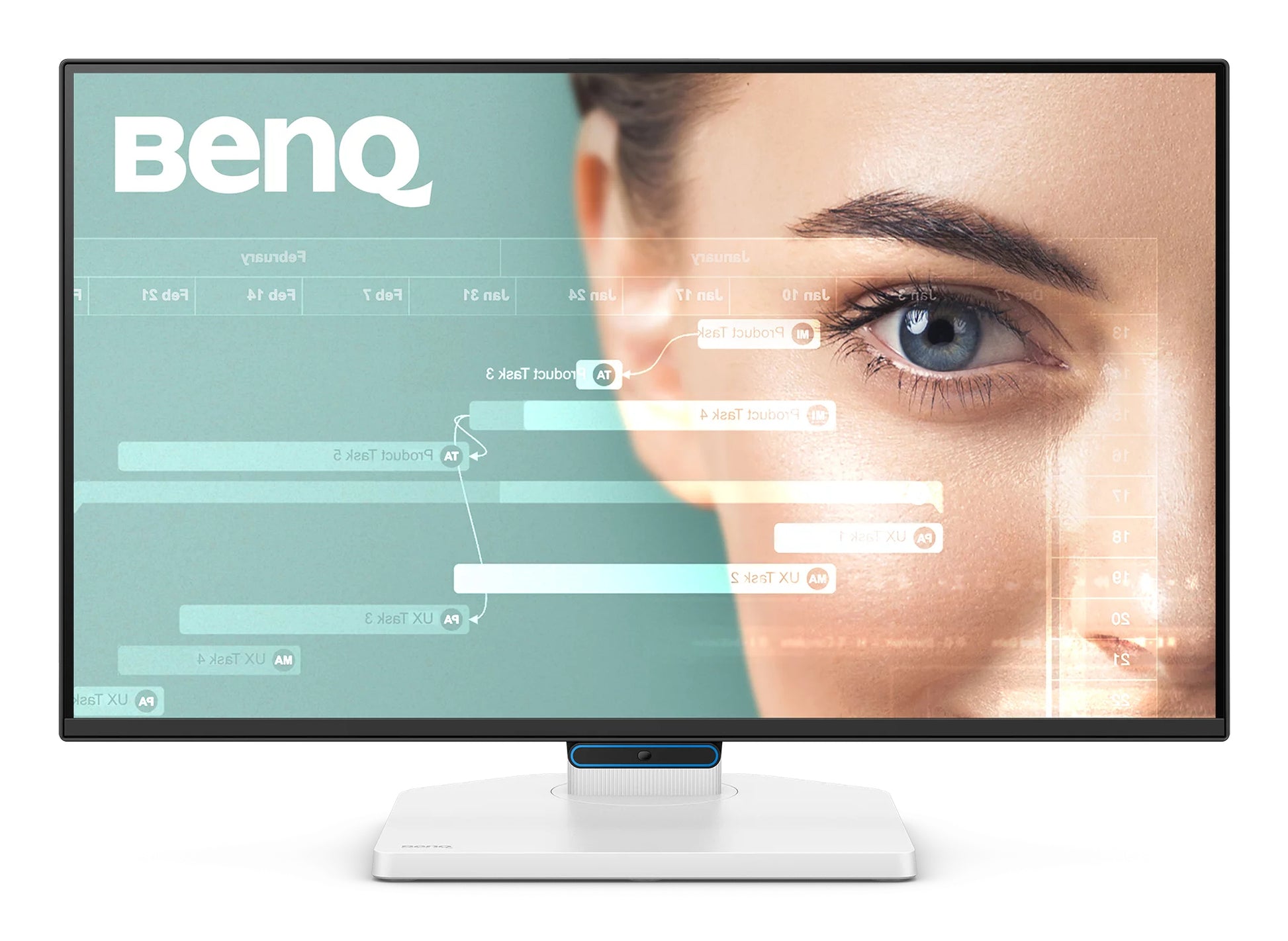 BenQ GW2490TC – Monitor, 24", 1920 × 1080 (Full HD), IPS, 250 cd/m², USB-C