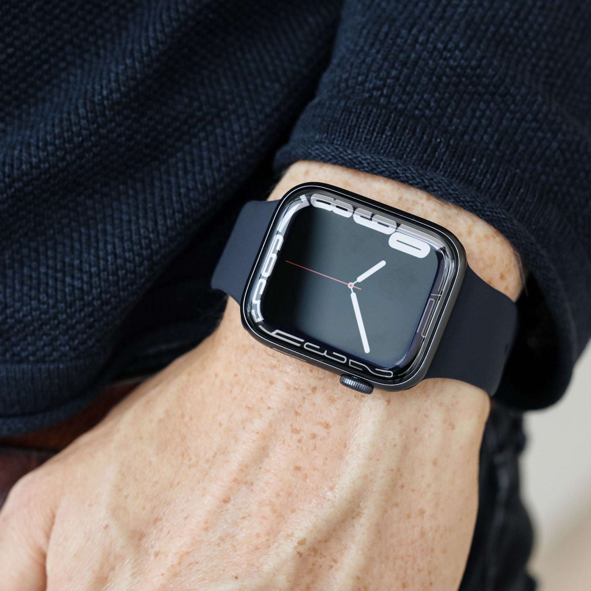 Vonmählen Solo Loop 2 – Armband – für Apple Watch (diverse Grössen), Navy, Bandgrösse S, Silikon