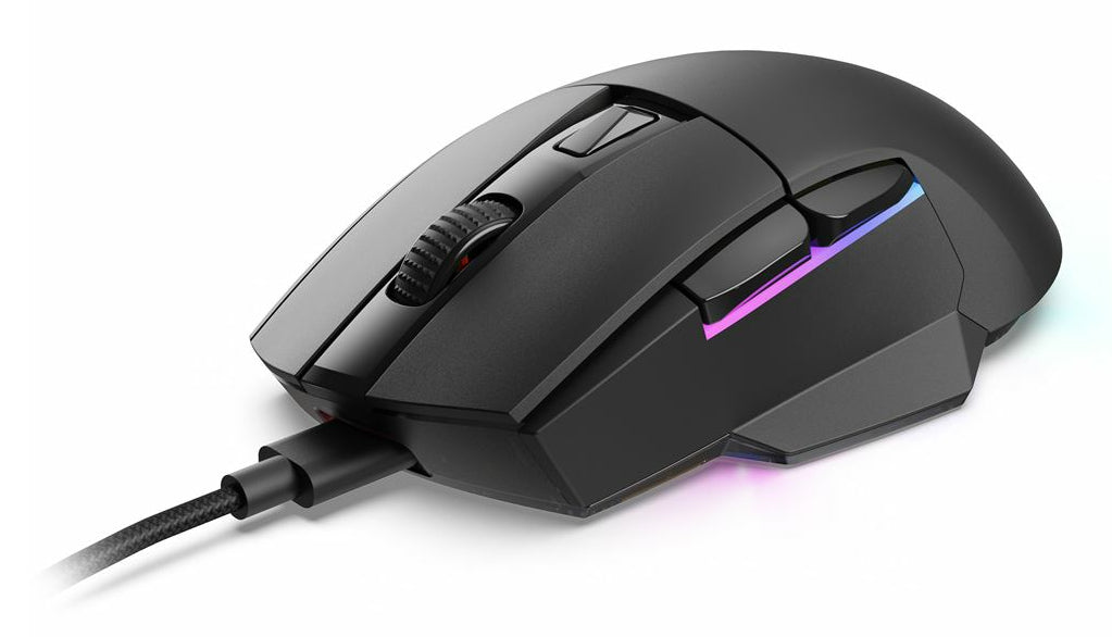 R-Go Tools Sharkoon SKILLER SGM50W – Gaming-Maus – Kabellos (2,4 GHz), 6400 DPI, RGB-Beleuchtung, Rechtshänder, Schwarz