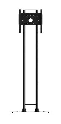 Hagor Digital Signage Stand für 43–65" Displays, VESA 100×100 bis 400×400 – zweiseitig – Metall, Schwarz