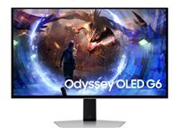 Samsung Odyssey G60Sd – Monitor, 27", 2560 × 1440 (WQHD), OLED, Silber