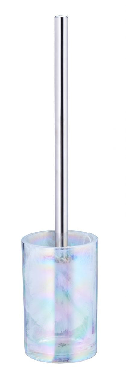 Kleine Wolke Opalis – WC-Bürstenhalter – Glas, Perlmutt, H 39,5 cm, Ø 9 cm