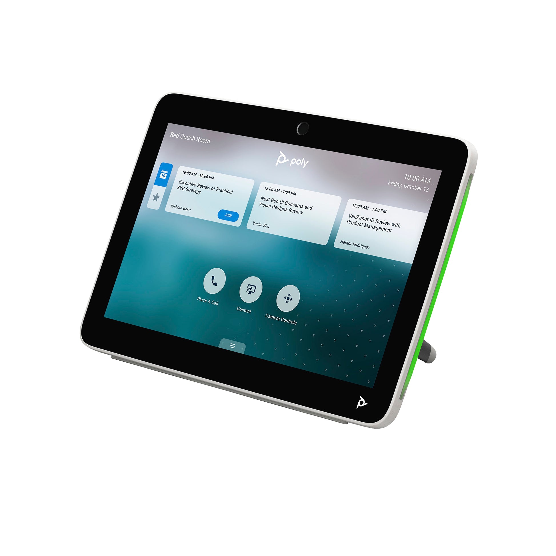 HP Poly TC10 – Touchpanel – 10,1", Ethernet/LAN/PoE, Weiss