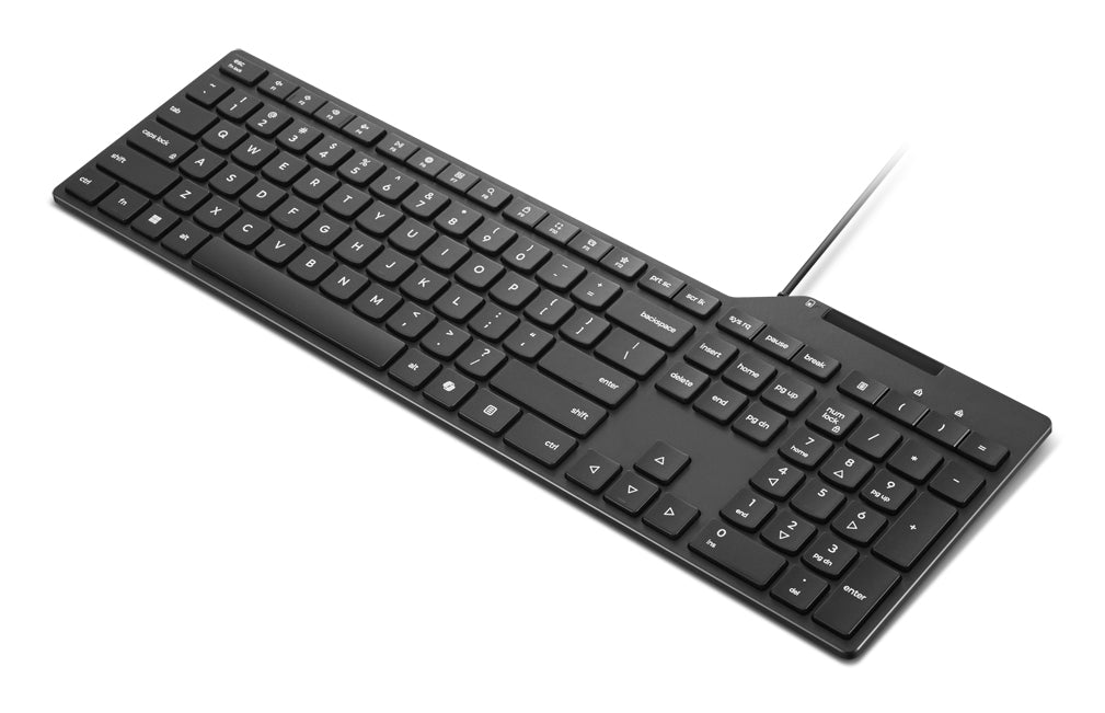 Lenovo SmartCD KB – Tastatur – Membran, kabelgebunden (USB‑A) – QWERTZ (CH) – schwarz – Smartcard-Leser