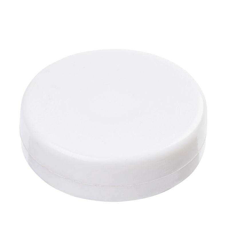 HobbyFun Rassel zum Einnähen 32 × 10 mm – 2 Stück, Kunststoff, Weiss