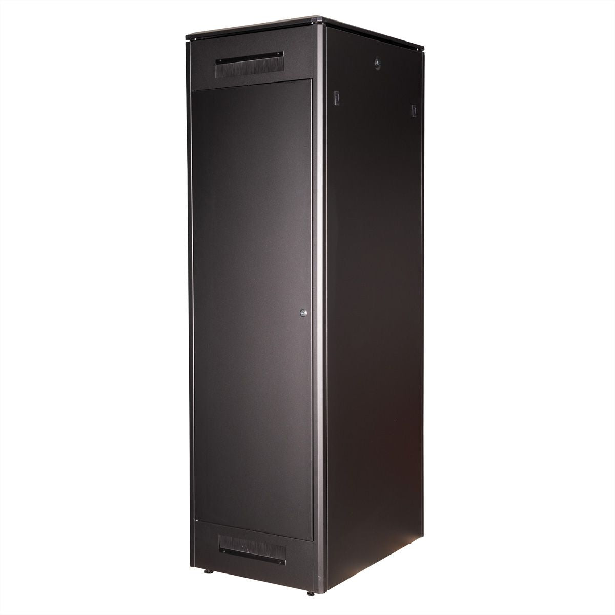 ROLINE Pro – 19" Netzwerkschrank 47U, IP20, abschliessbar, 600 × 800 × 2276 mm, schwarz, Stahl