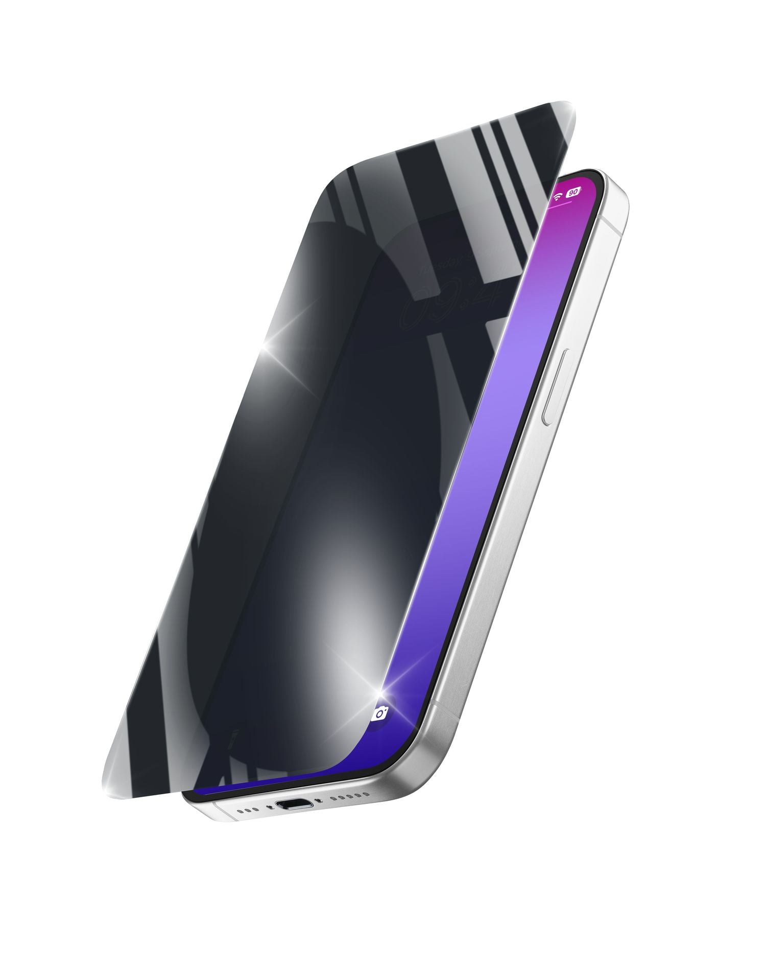 Cellularline Privacy-Filter (Panzerglas) – für iPhone 17 Pro Max