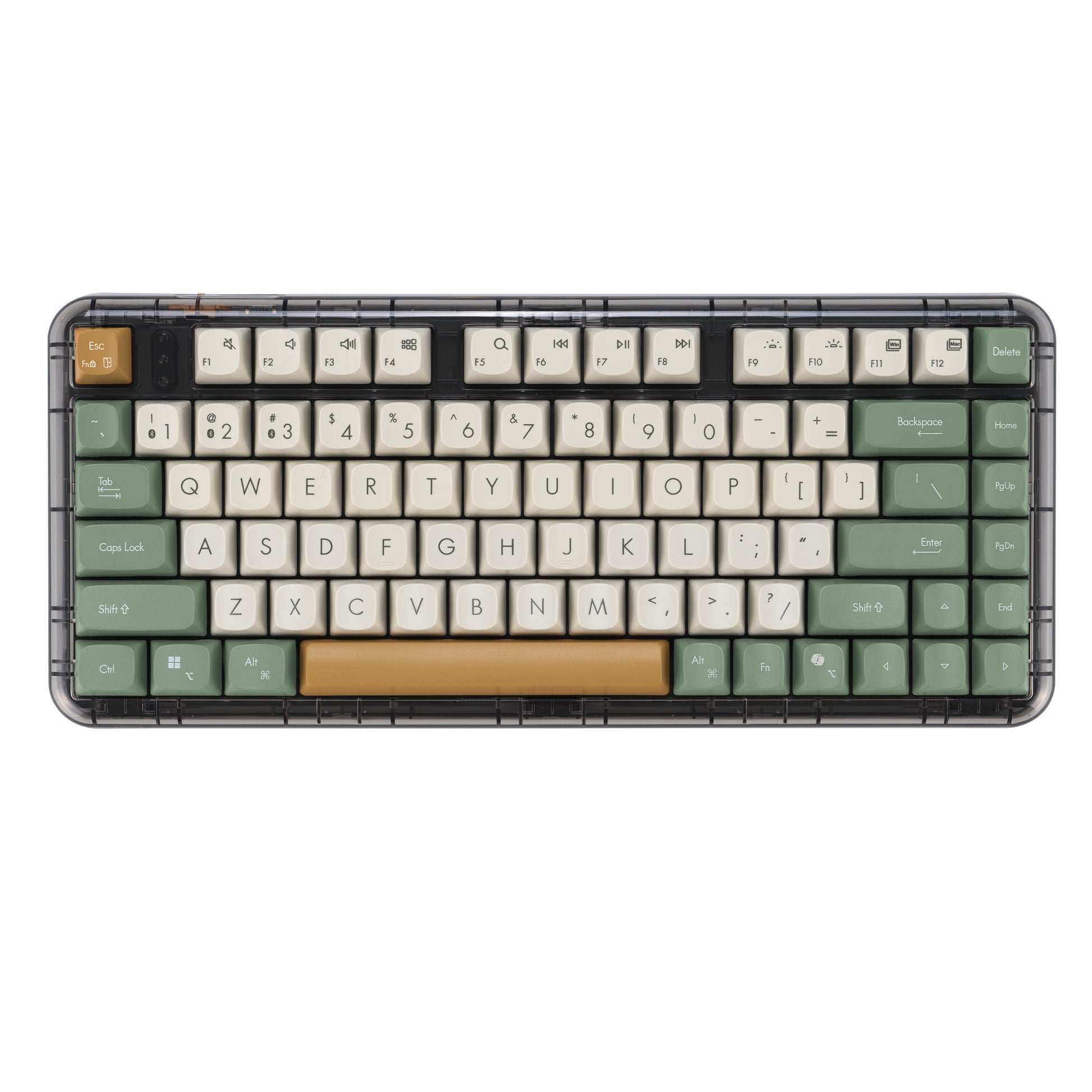 ASUS Jelly75 KD201 – Tastatur 75% – Mechanisch – Bluetooth & 2,4 GHz – USB-C – Ohne Ziffernblock – Für Mac