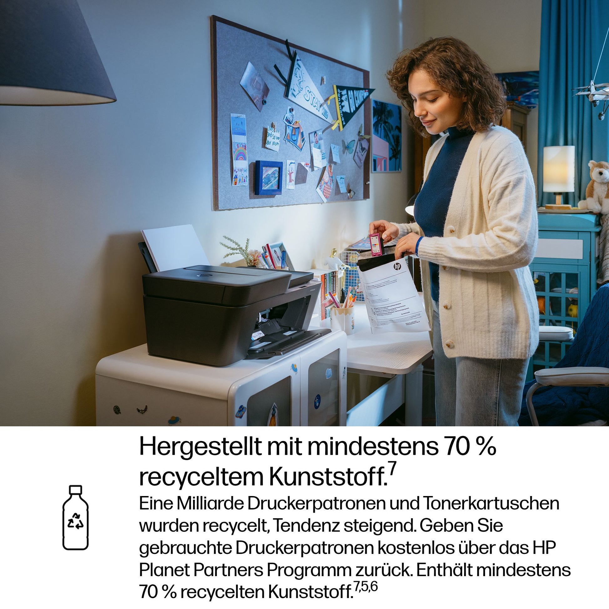 HP DeskJet 4330 – Farbtintenstrahl-Multifunktionsdrucker, A4, 3-in-1, Duplex, ADF, WLAN, AirPrint, Mopria