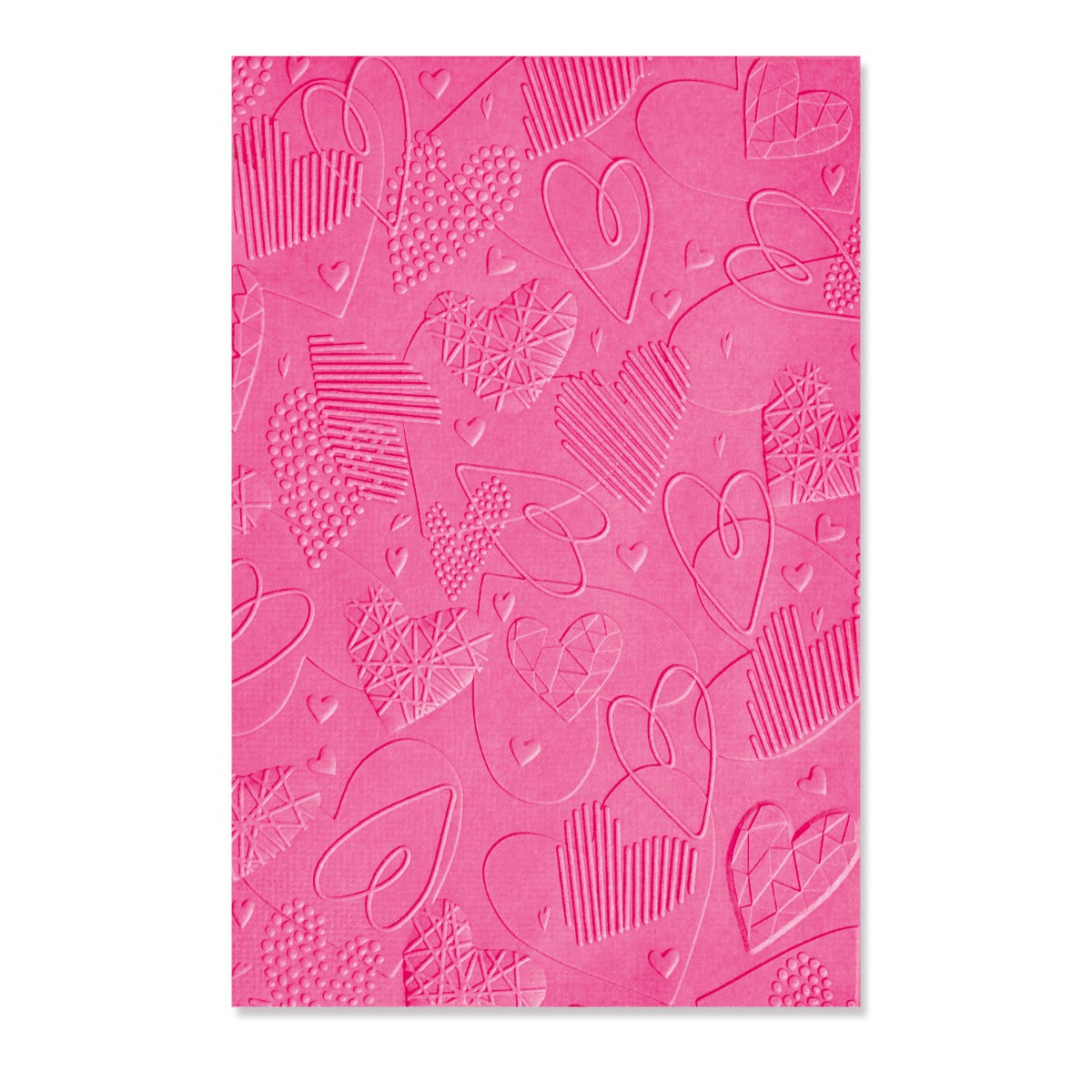 Sizzix Prägeschablone – Herzen – 15,9 × 10,8 cm