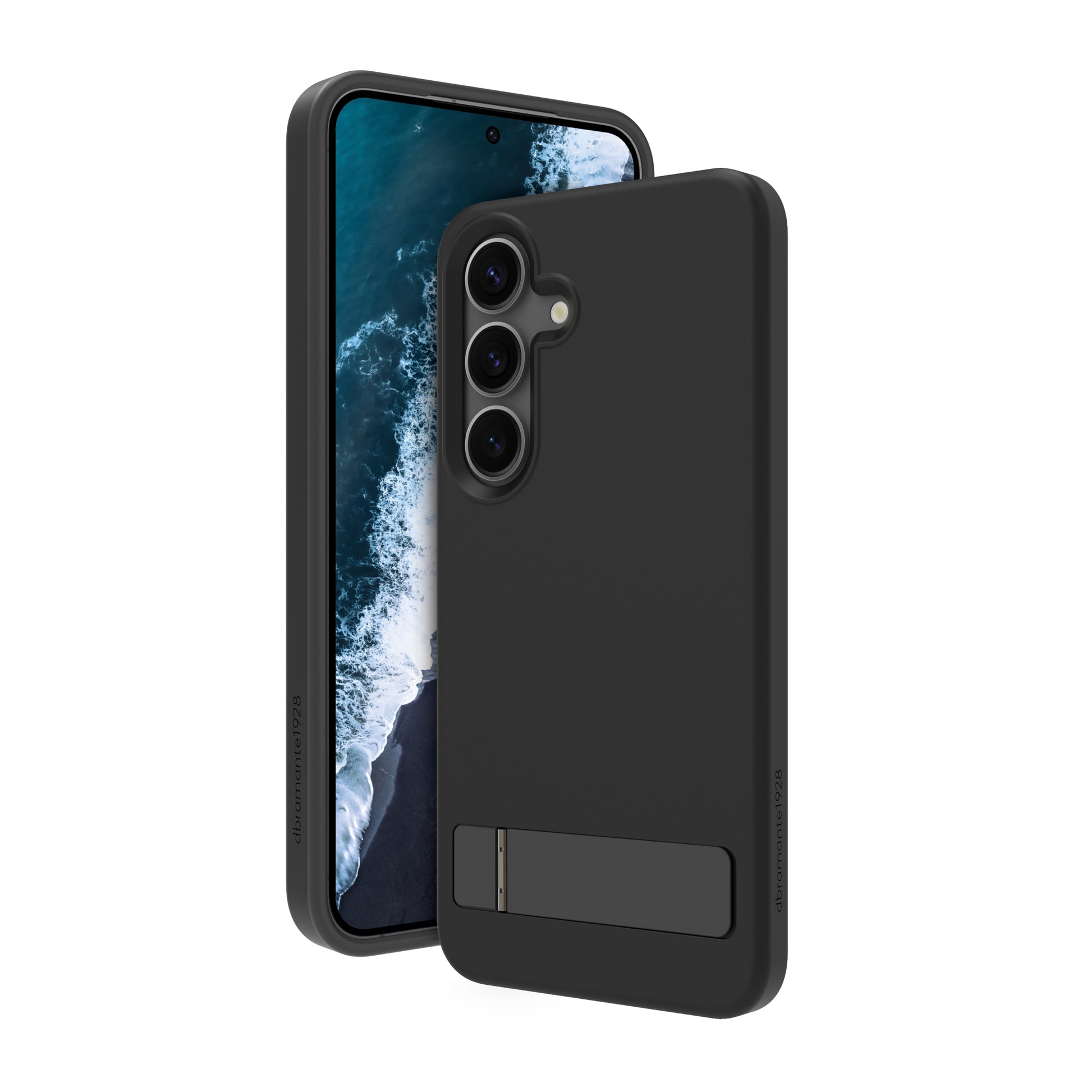 dbramante1928 Iceland Pro Qi2 Kick – Rückcover – für Samsung Galaxy S25, bis 3 m sturzsicher, kabelloses Laden