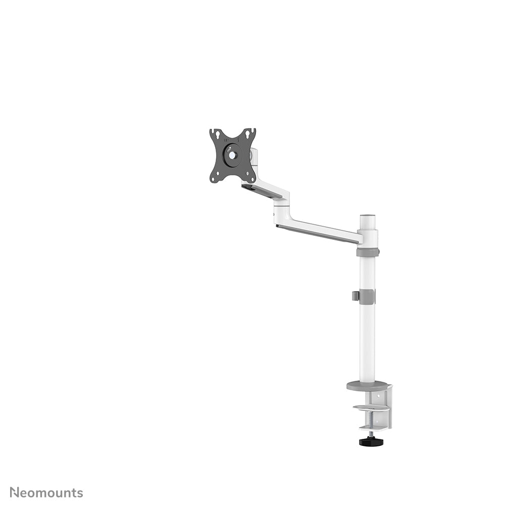 Neomounts DS60-425WH1 – Monitorarm, 1, Tischklemme, bis 27", VESA 75 × 75/100 × 100 mm, 8 kg, weiss